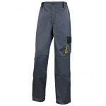 Men’s Charcoal Grey Industrial Work Trousers with Contrasting Trim