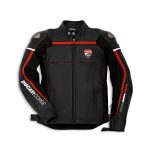 Ducati Corse Perforated Leather Motorcycle Jacket