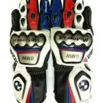 BMW Motorrad M-Motorsport Racing Leather Motorcycle Gloves