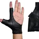 Handcrafted Leather 2-Finger Billiard / Snooker Glove