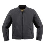 Men’s Dark Grey Texturized Tactical Motorcycle Riding Jacket