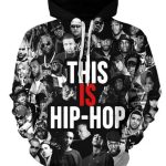 “This Is Hip-Hop” All-Over Print Graphic Pullover Hoodie