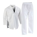 Lightweight V-Neck Taekwondo Uniform (Dobok) Set