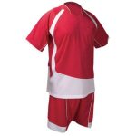 Red & White Accent Soccer Kit Set