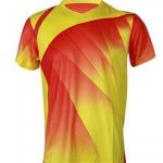 Red & Yellow Athletic Sublimation T-Shirt